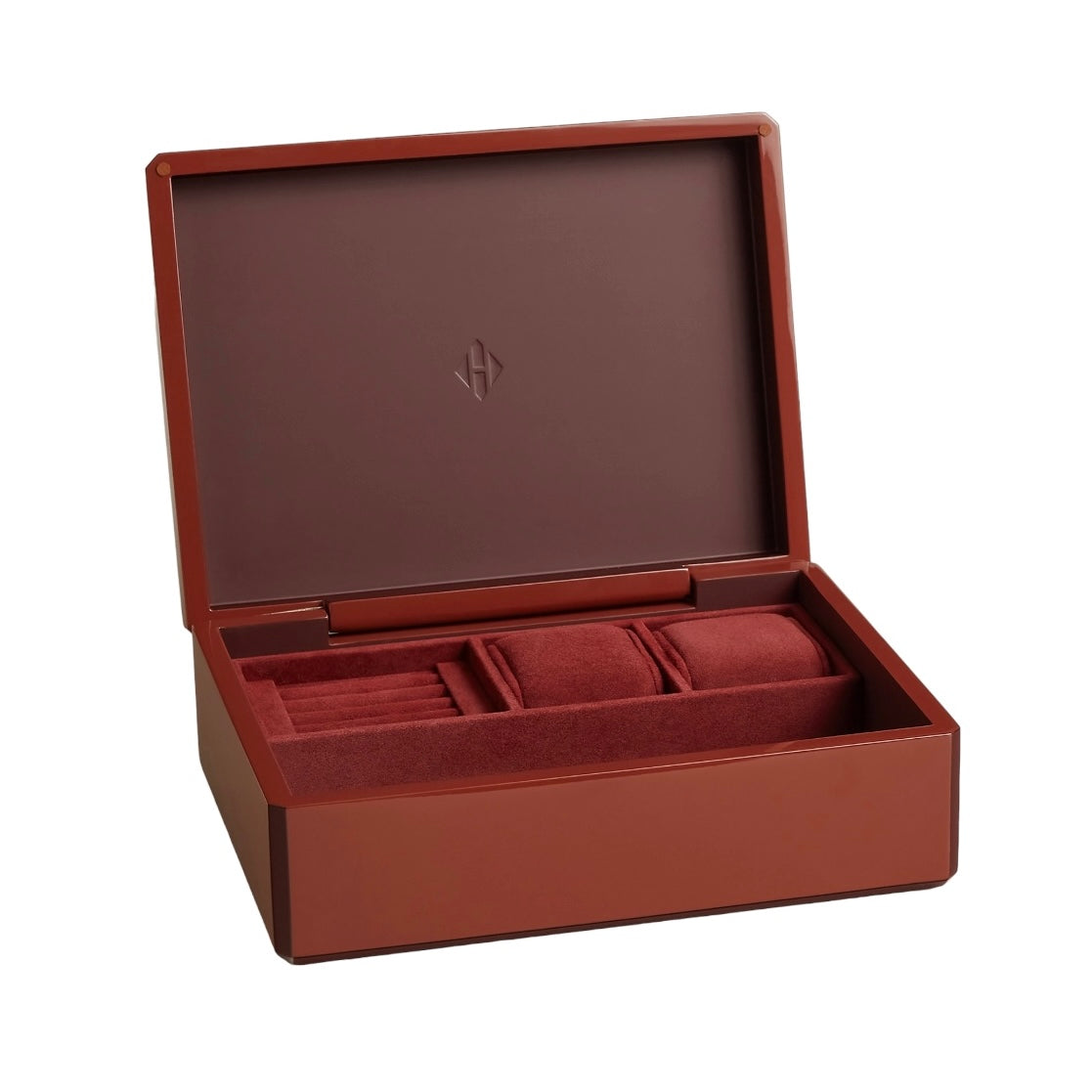 HERMES FACETTES H EN DEDALE WATCH/JEWELRY BOX