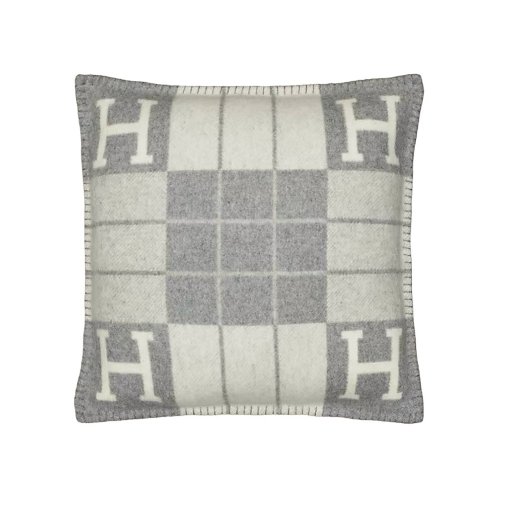 HERMES AVALON PILLOW GRIS CLAIR